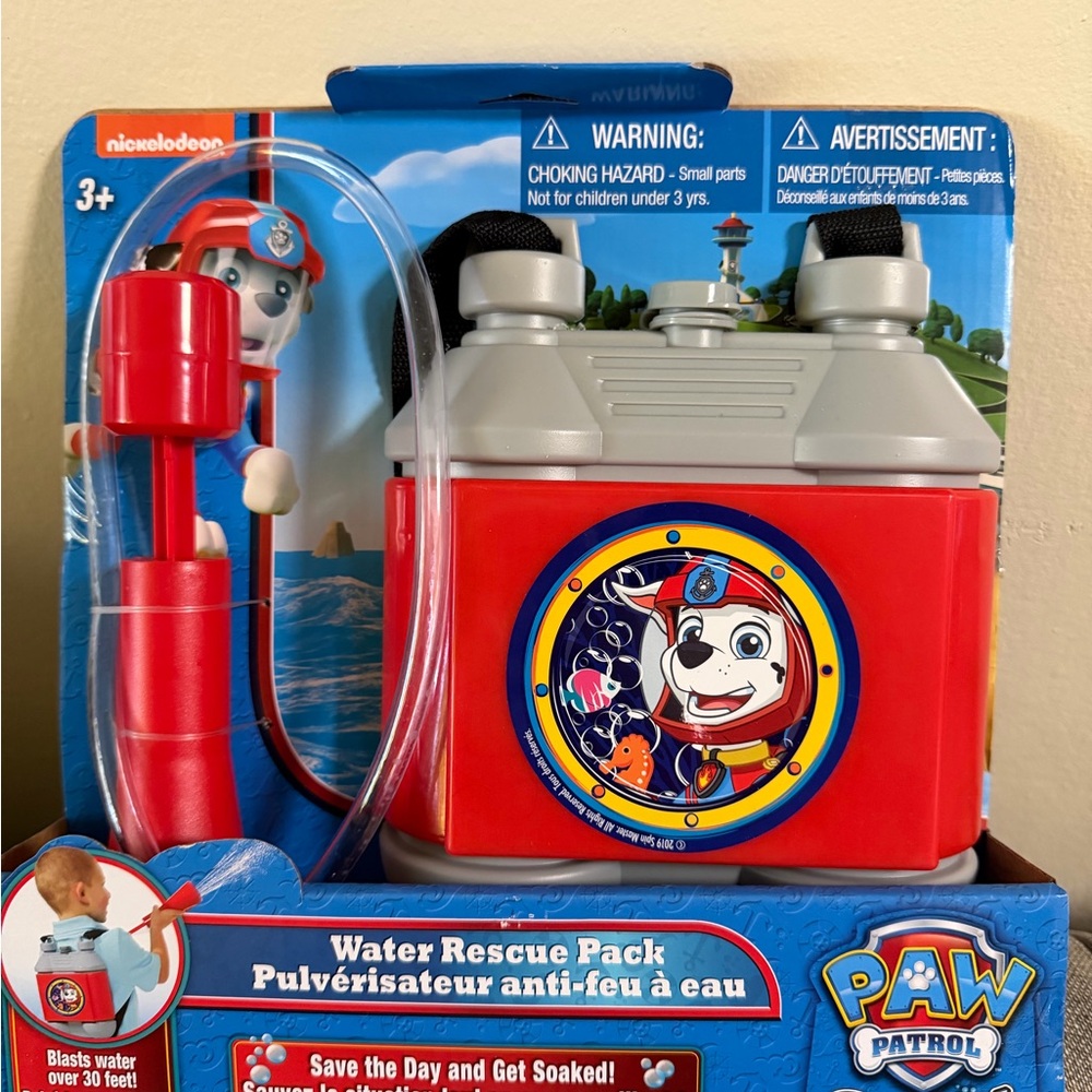 Paw Patrol Water Rescue Pack - Red and Gray